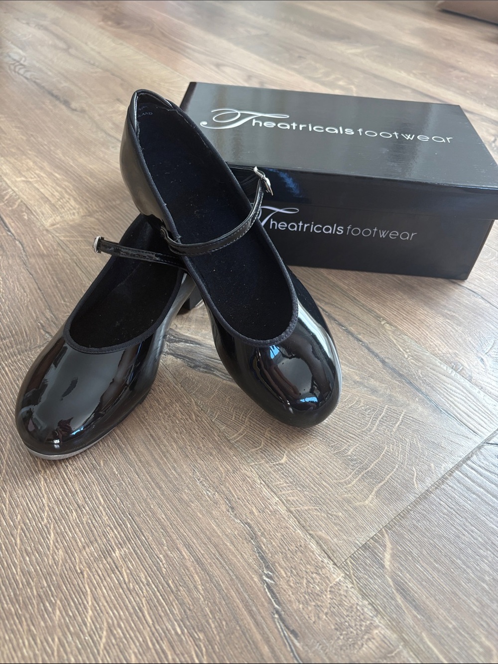 Women’s Black Patent Mary Jane Tap Shoes